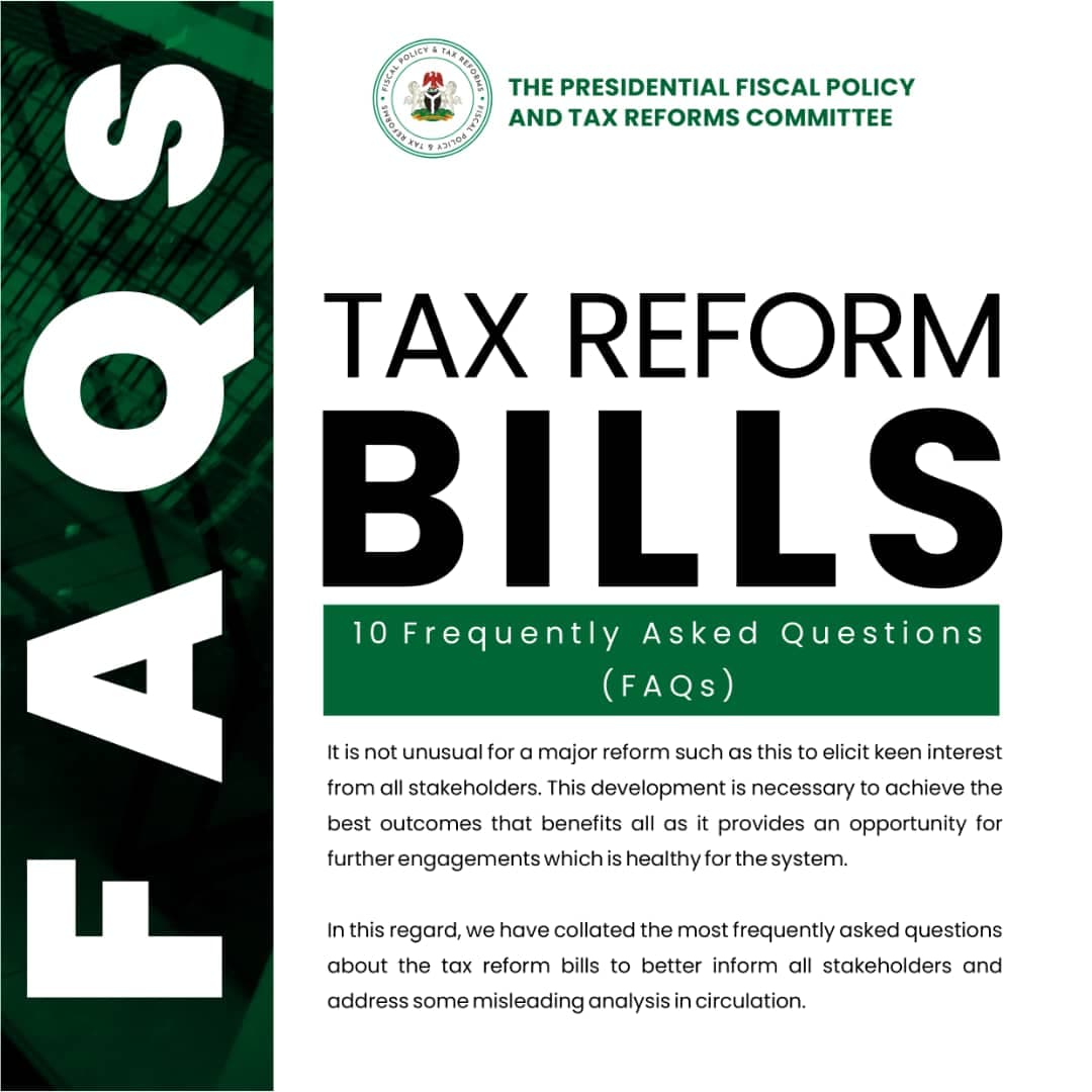 Tax Reform Bills — 10 Most Frequently Asked Questions